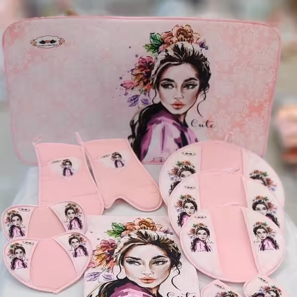 ست 11 پارچه دم کنی طرح ترک