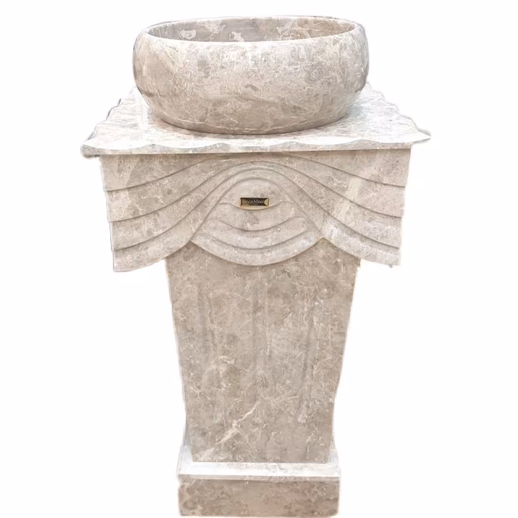 روشویی سنگی مدل سونیا ابعاد 40 در 50 تمام سنگ نسکافه ایی ارسال به سراسر ایران