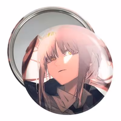 آینه جیبی خندالو مدل ماکیما انیمه مرد اره ای Chainsaw Man کد 18004