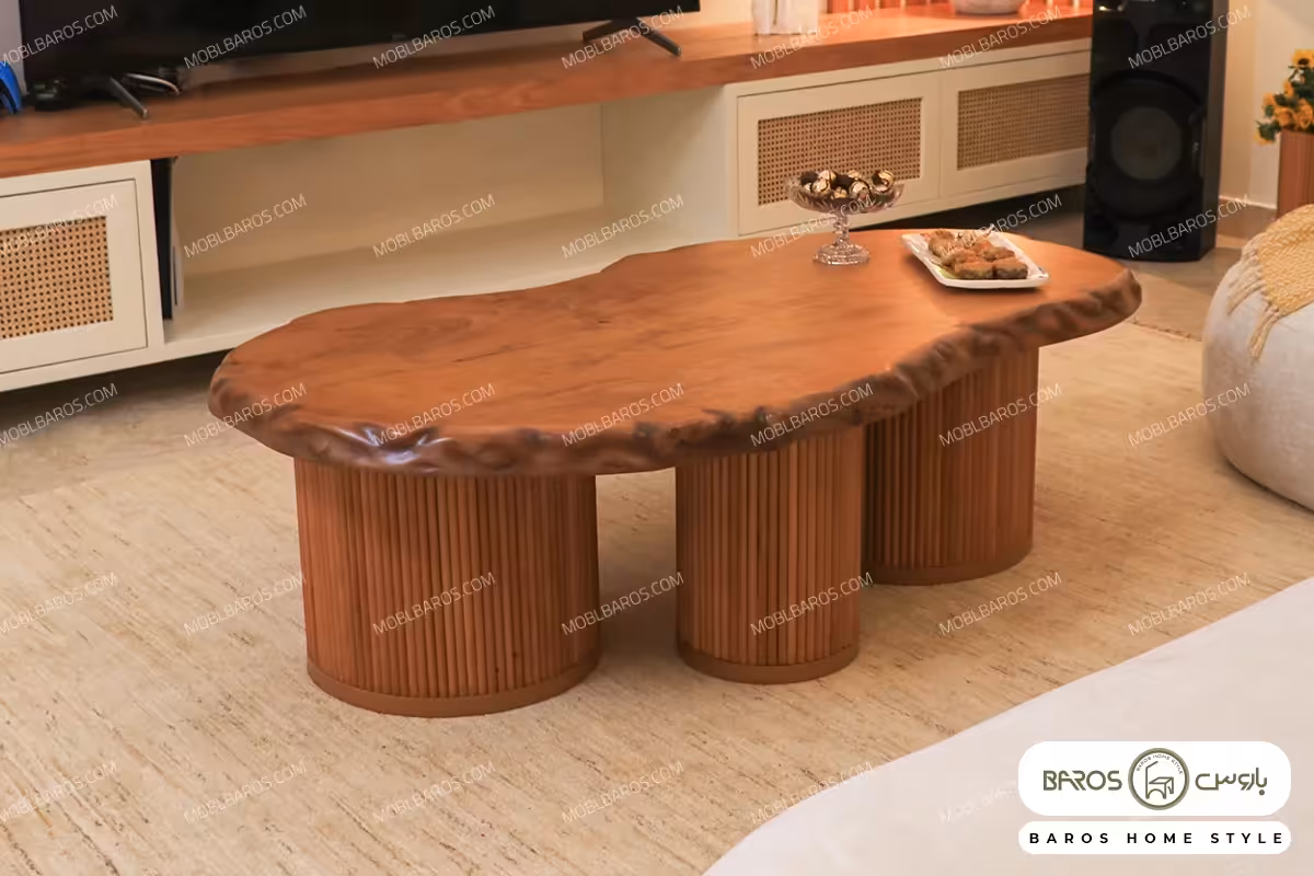 میز جلو مبلی روستیک جدید ستاره