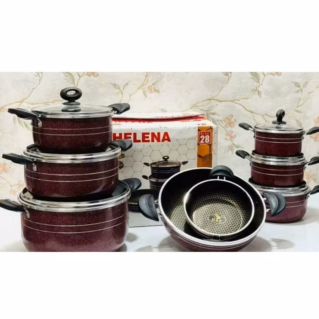 سرویس قابلمه 14پارچه هلنا زنبوری 