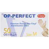 دستکش وینیل اپی پرفکت سایز M بسته 50 عددی