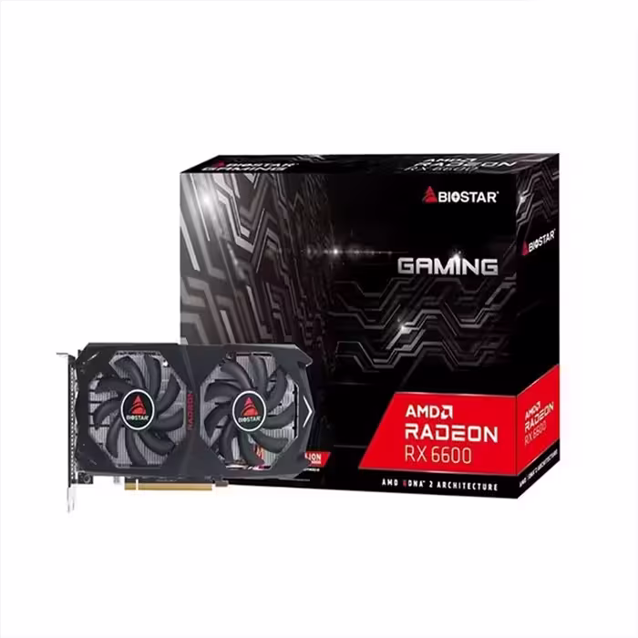 کارت گرافیک  بایوستار مدل AMD Radeon RX6600 حافظه 8 گیگابایت