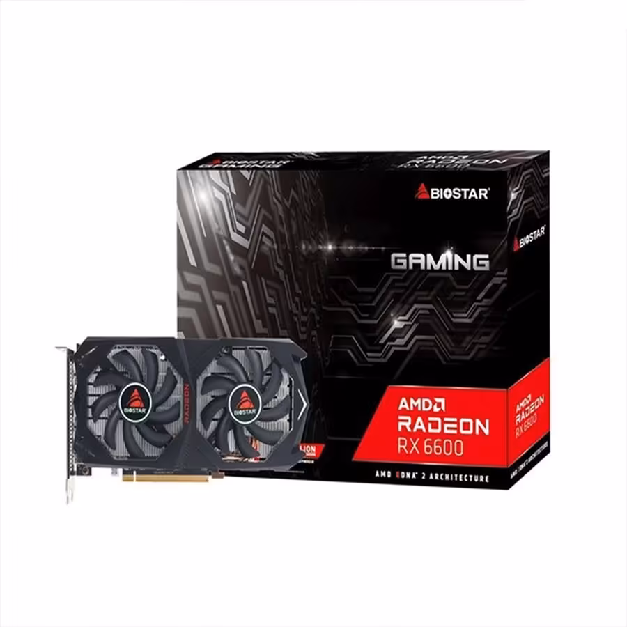 کارت گرافیک  بایوستار مدل AMD Radeon RX6600 حافظه 8 گیگابایت
