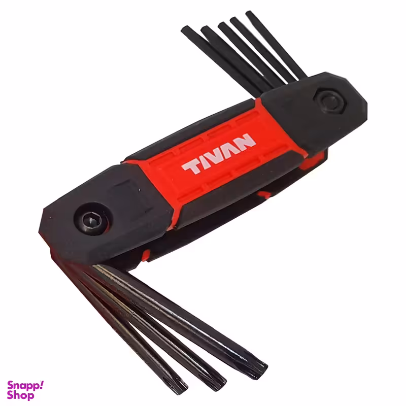 آچار آلن ستاره ای تیوان مدل HT - 9 مجموعه 8 عددی