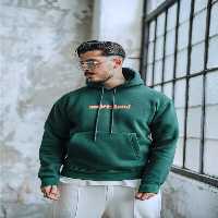 سویشرت سبز مردانه بزرگ و را درک کرد OUTFİT MAN