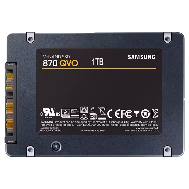 SSD اینترنال سامسونگ مدل 870 QVO SATA با ظرفیت 1 ترابایت | آی تی هوم