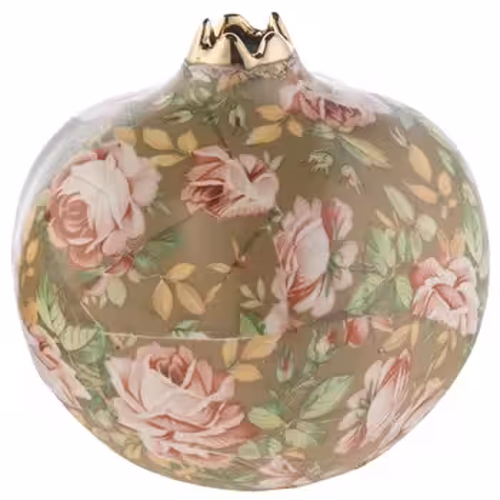 سفال، سرامیک و چینی Miranam انار سرامیکی طرح گل دار