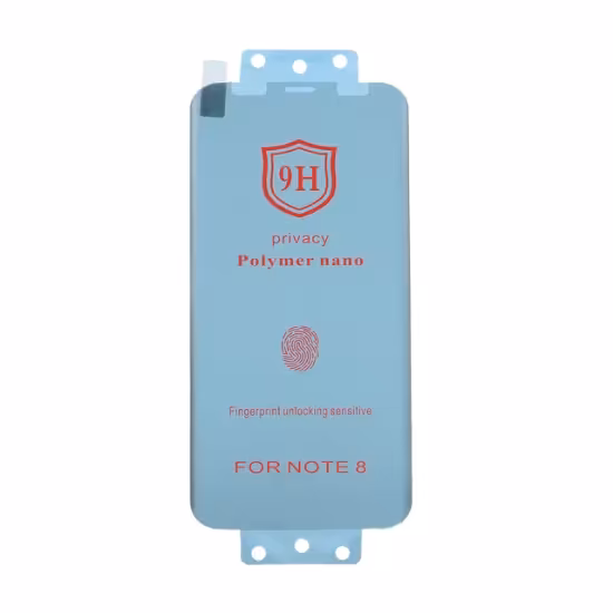گلس گوشی Full Cover Polymer nano Privacy برای Samsung Note8 / Note9