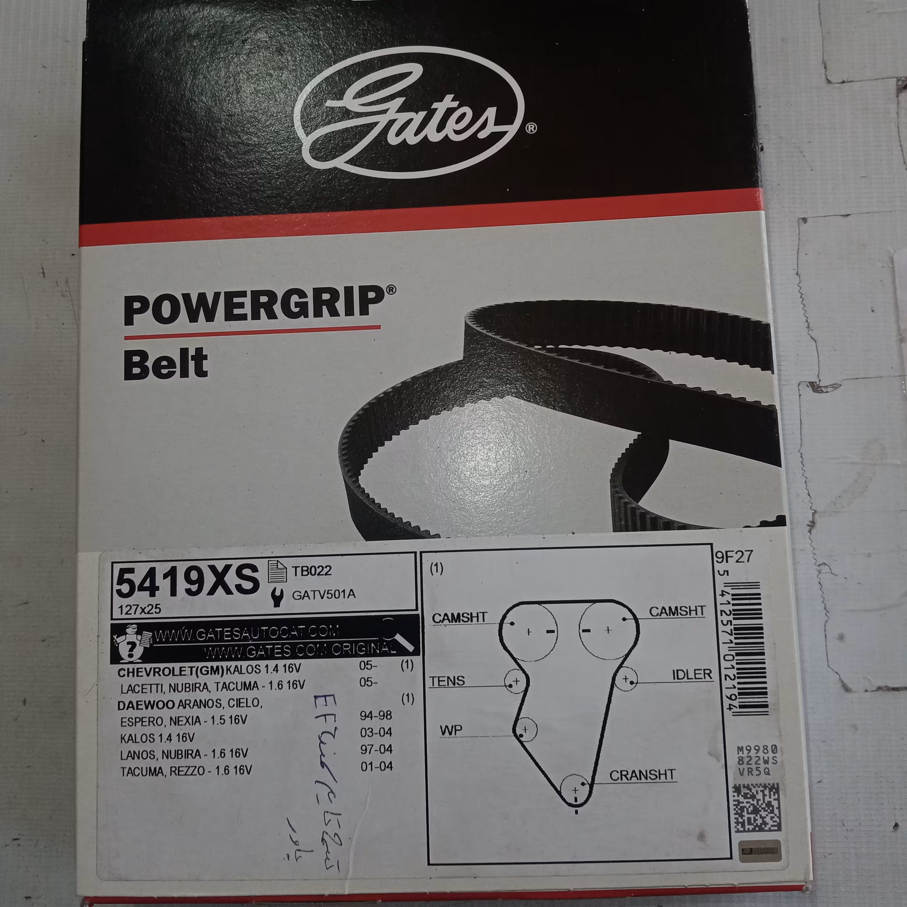 تسمه تایم POWERGRIP پاور گریپ سمند ملی EF7 دنا- سورن 127