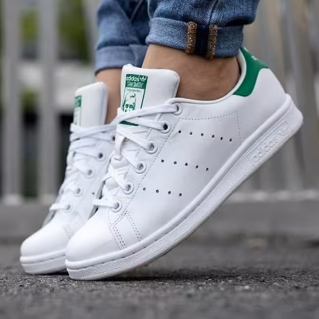 فروش فوق العاده کتانی آدیداس مردانه استن اسمیت پشت سبز