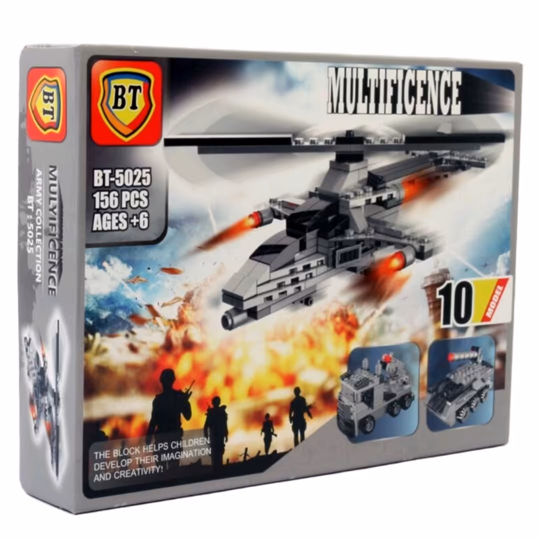 بازی لگو جنگی ساخت 10 مدل 156 قطعه برند BT اصلی