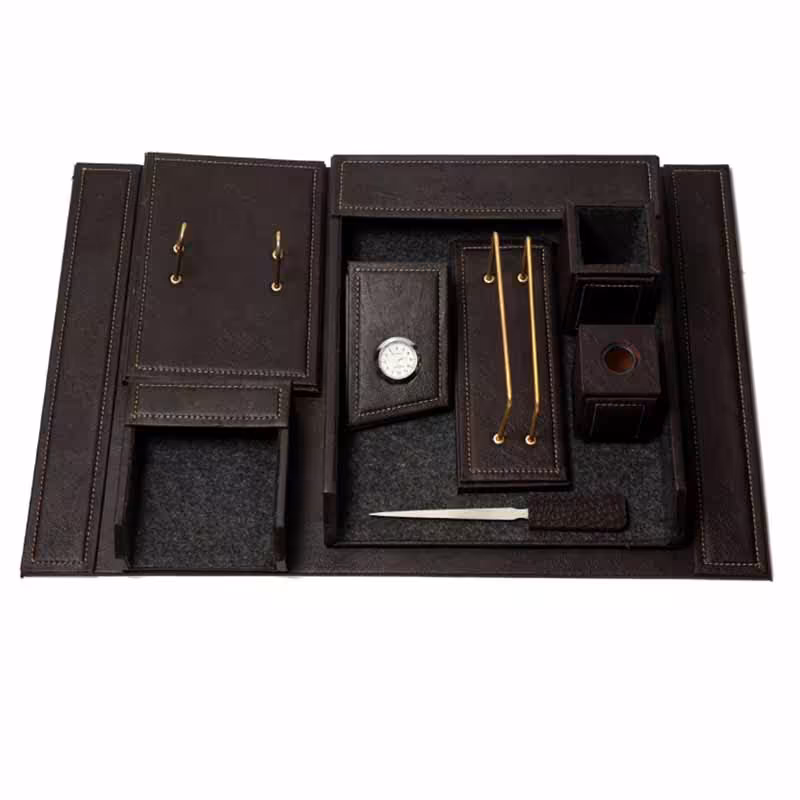 خرید ست رومیزی چرمی مدیریتی جهان نما کد 110