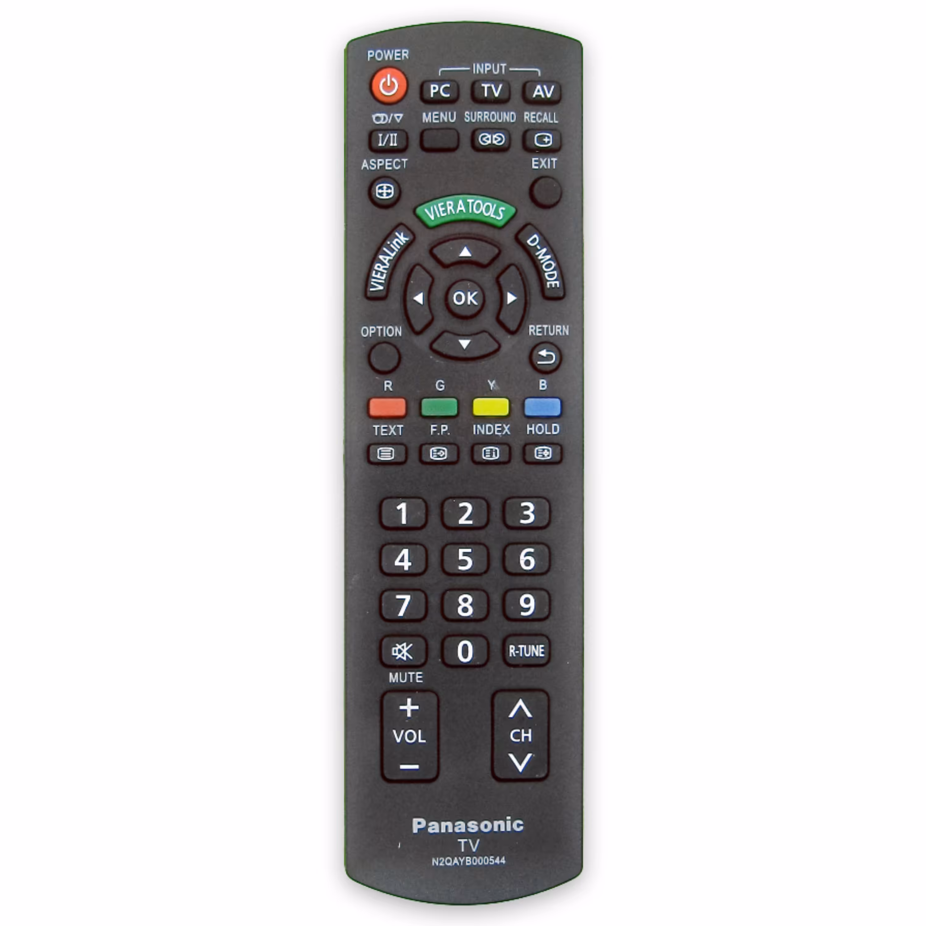 کنترل تلویزیون ال ای دی پاناسونیک PANASONIC LED مدل N2QAYB000544