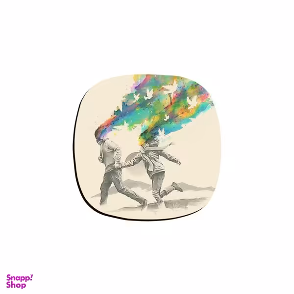 زیر لیوانی ترمه طراحان ایده مدل با من بیا کد CFP1332