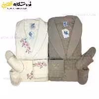 سرویس حوله عروس و داماد 10تکه طرح گلدوزی پودایران