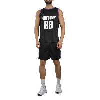 ست رکابی و شلوارک ورزشی مردانه کوئتا کینگز مدل PY-Nike-2A0651 مشکی
