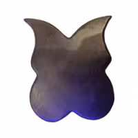 سنگ ماساژ سیاه مدل پروانه ای برای ماساژ عضلانی در ابعاد مختلف به رنگ مشکی