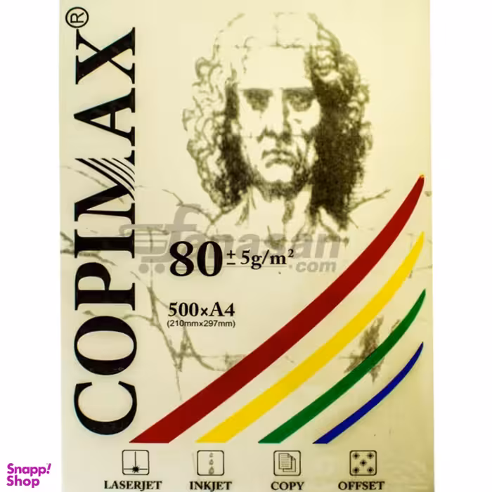 کاغذ رنگی A4 کپی مکس کد 007 بسته 500 عددی