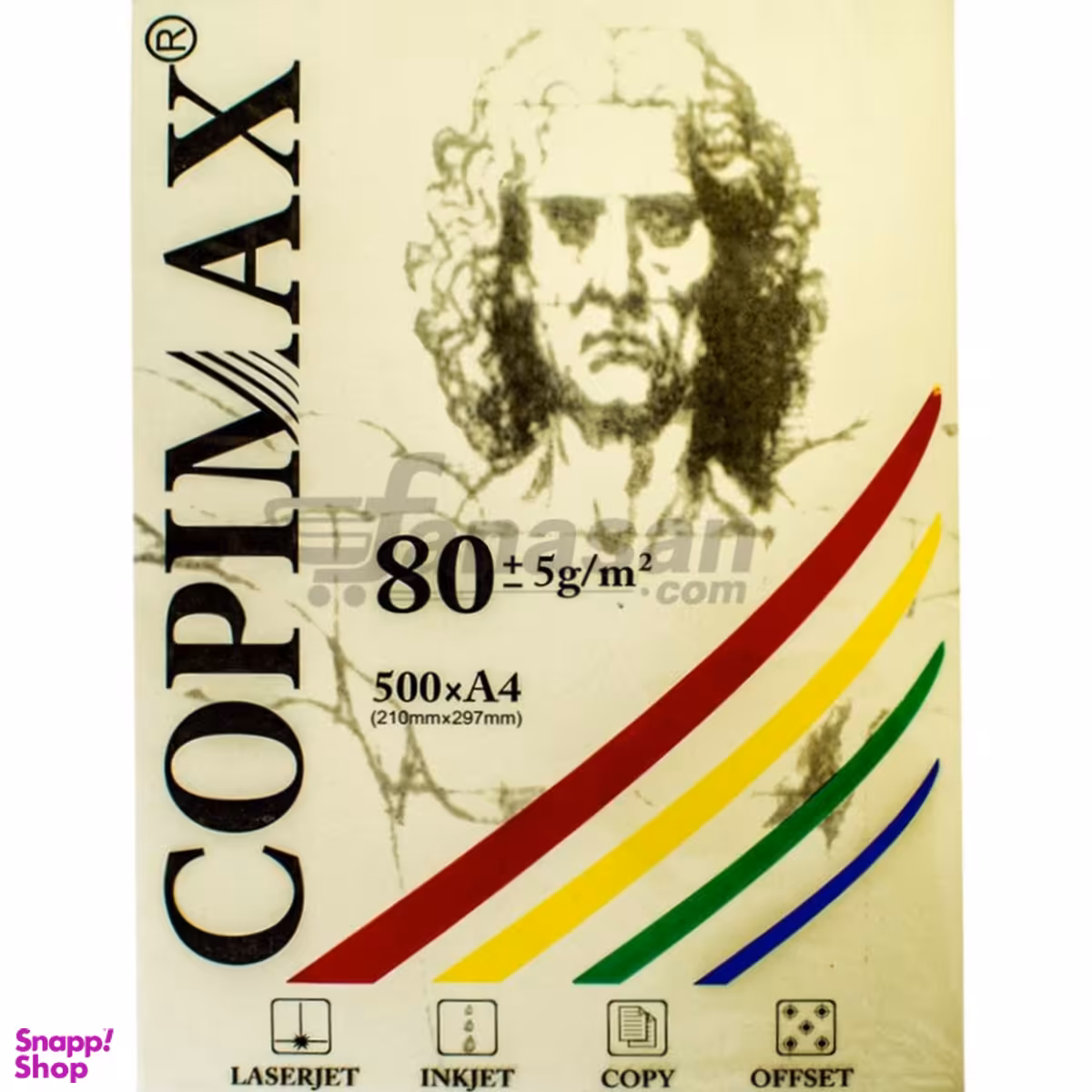 کاغذ رنگی A4 کپی مکس کد 007 بسته 500 عددی