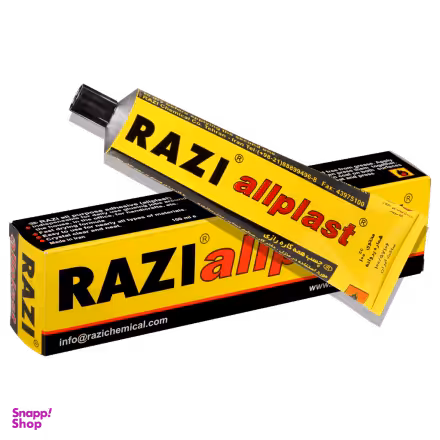 چسب همه کاره رازی مدل Allplast حجم 50 میلی لیتر