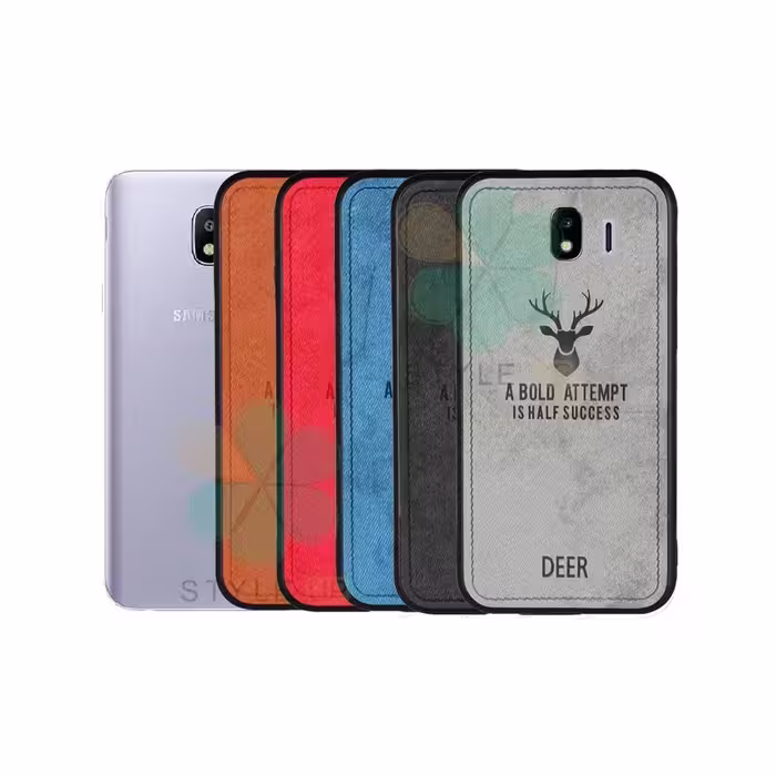 قاب گوشی سامسونگ Samsung Galaxy J4 پارچه ای طرح گوزن