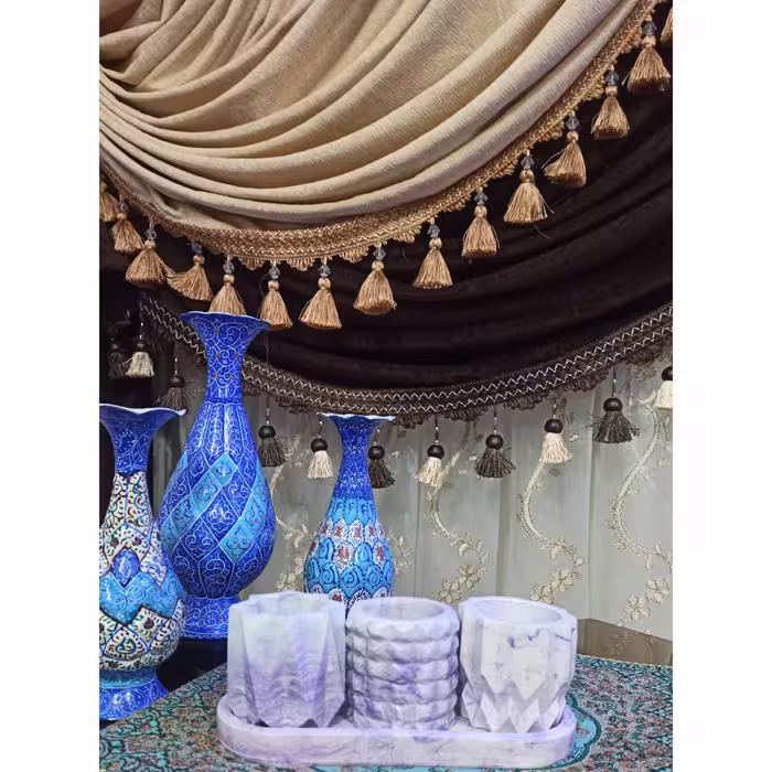 ست گلدان سنگ مصنوعی 