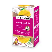چای دسر نارگیل و انبه فان تایم 12 عددی(چای سیاه طعم دار با تکه های میوه)