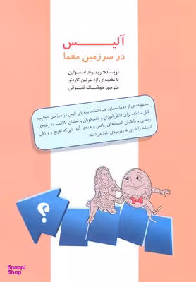 کتاب آلیس در سرزمین معما اثر ریموند اسمولین انتشارات مبتکران