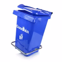	       مخزن زباله صنعتی 50 لیتری پدال دار گودبین بسته 6 عددی