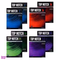 کتاب Top Notch اثر Joan Saslow and Allen Ascher انتشارات هدف نوین 8 جلدی