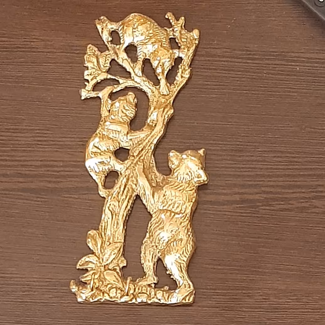 جاکلیدی برنجی  خرس  zl0086