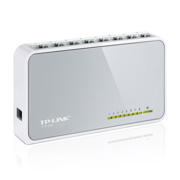 تی پی لینک سوئیچ 8 پورت غیر مدیریتی رومیزی TL-SF1008D