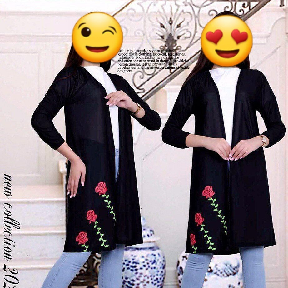 مانتو_3_گل_جودون_کرپ جلو باز