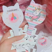 برس مو گره باز کن طرح یونیکورن گوش دار برس مو کودک 