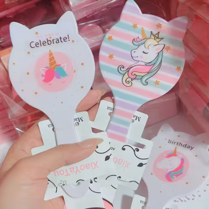 برس مو گره باز کن طرح یونیکورن گوش دار برس مو کودک 