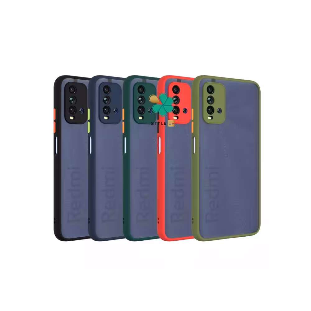 قاب گوشی شیائومی Xiaomi Redmi 9T مدل پشت مات محافظ لنزدار