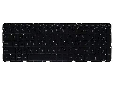 کیبورد لپ تاپ اچ پی مدل Pavilion G6 7000 مشکی اینترکوچک بدون فریم