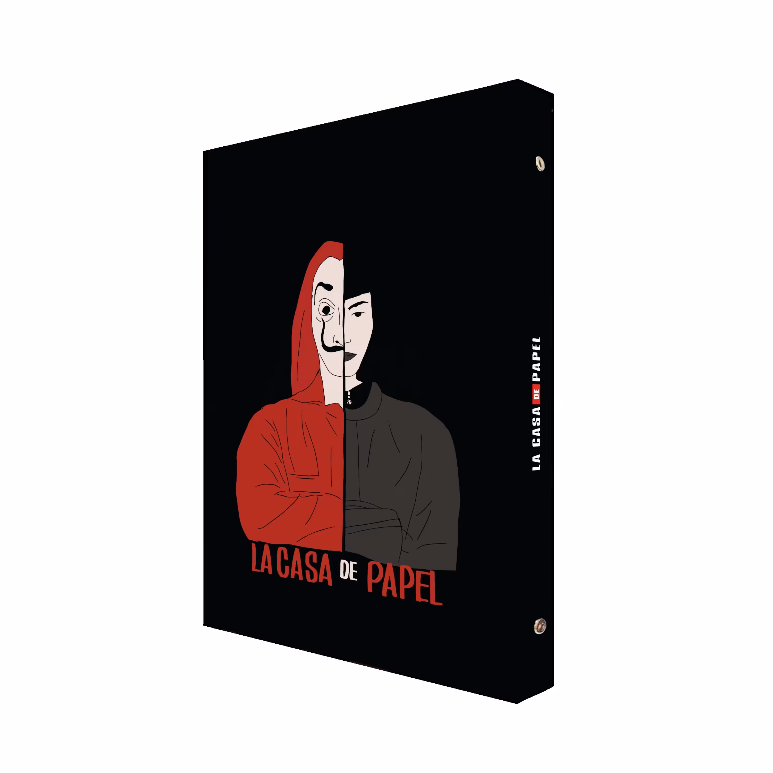 کلاسور پدیده نقش مدل 26 حلقه کالکشن فیلم و سریال طرح خانه کاغذی سرقت پول کد 02