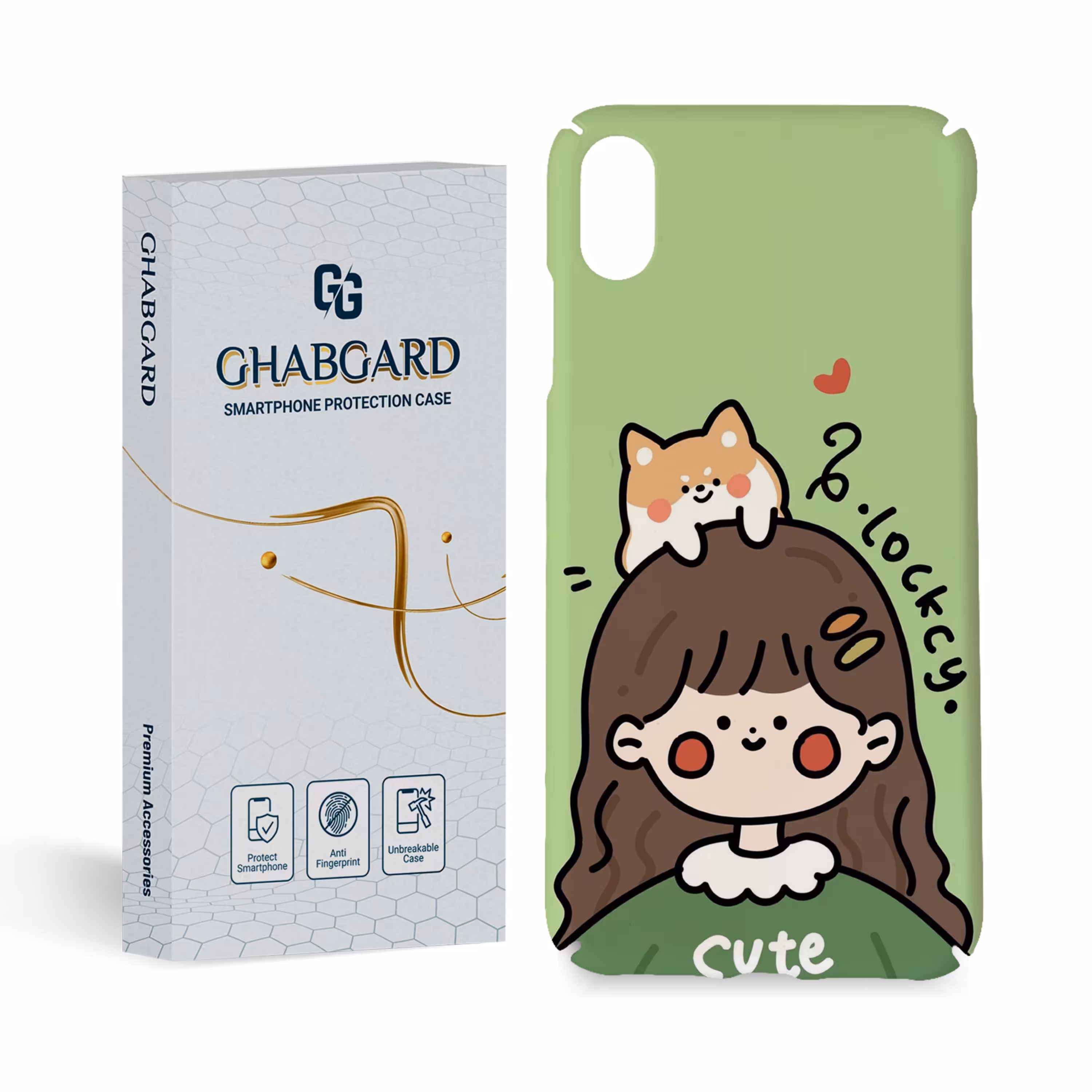 گارد قاب کاور دخترانه مدل g1014 مناسب گوشی موبایل xs max full