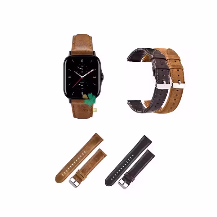 بند چرمی ساعت شیائومی Amazfit GTS 2e مدل Genuine Leather
