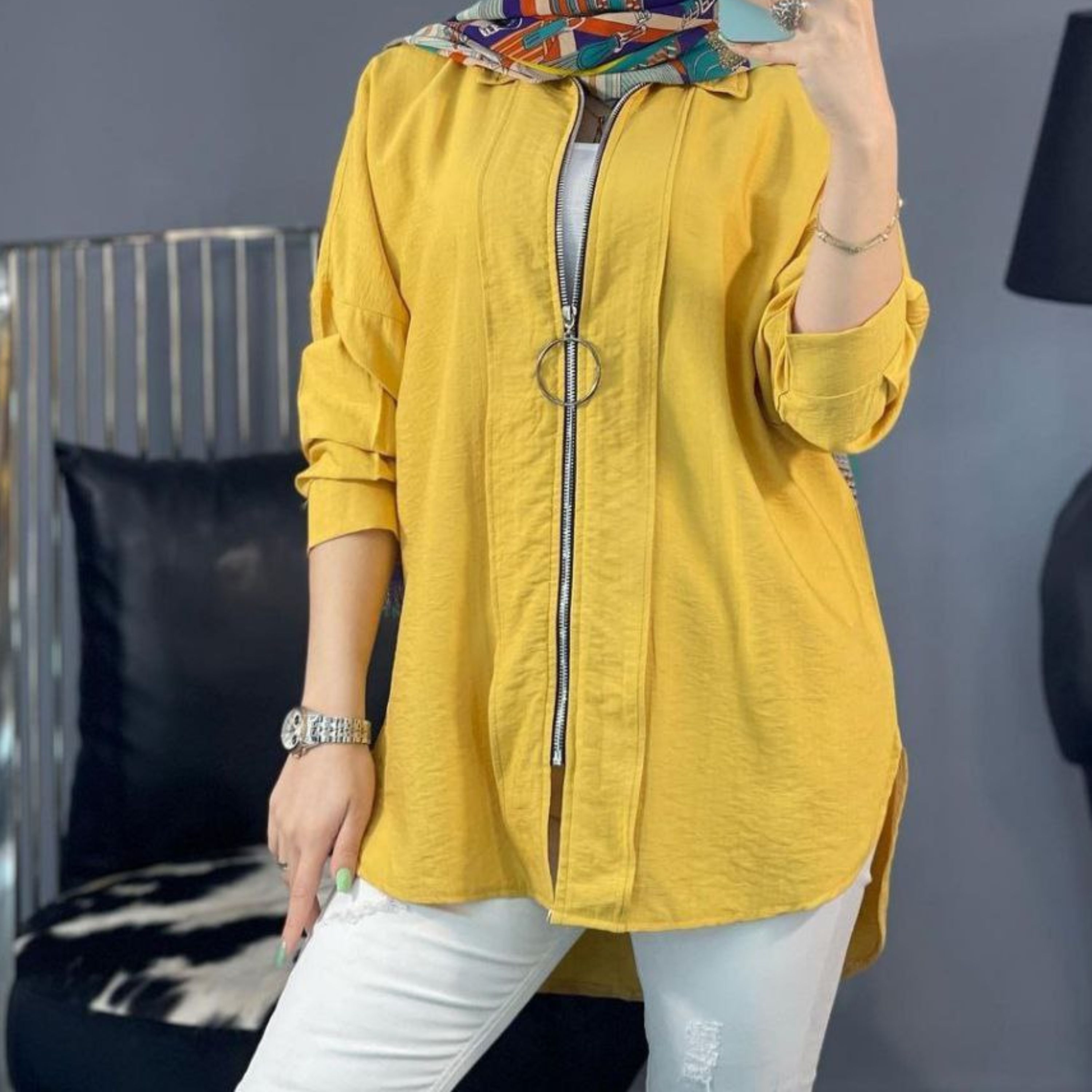 شومیز مانتویی خیلی شیک و جذای مناسب فصل