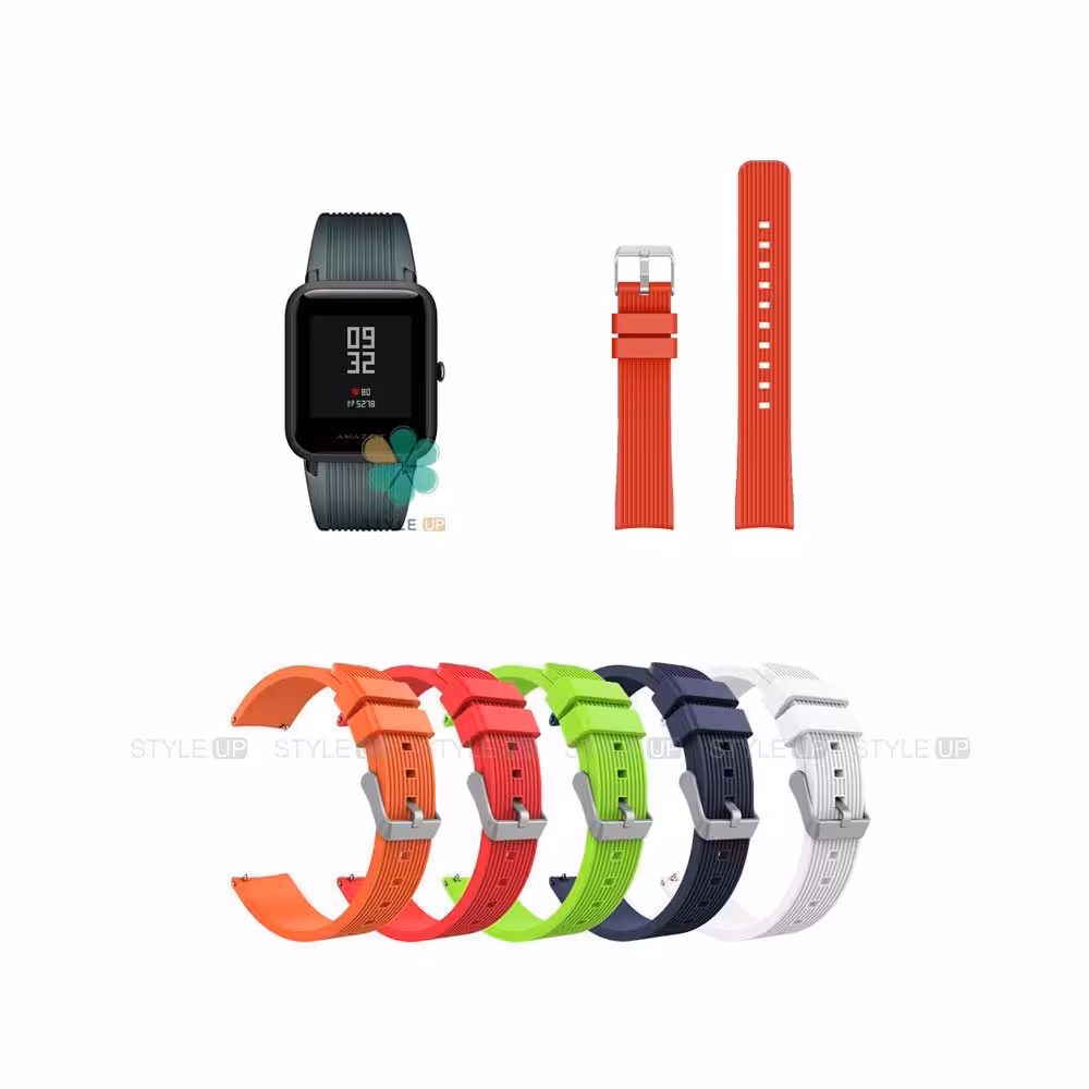 بند سیلیکونی ساعت شیائومی Xiaomi Amazfit Bip S طرح گلکسی