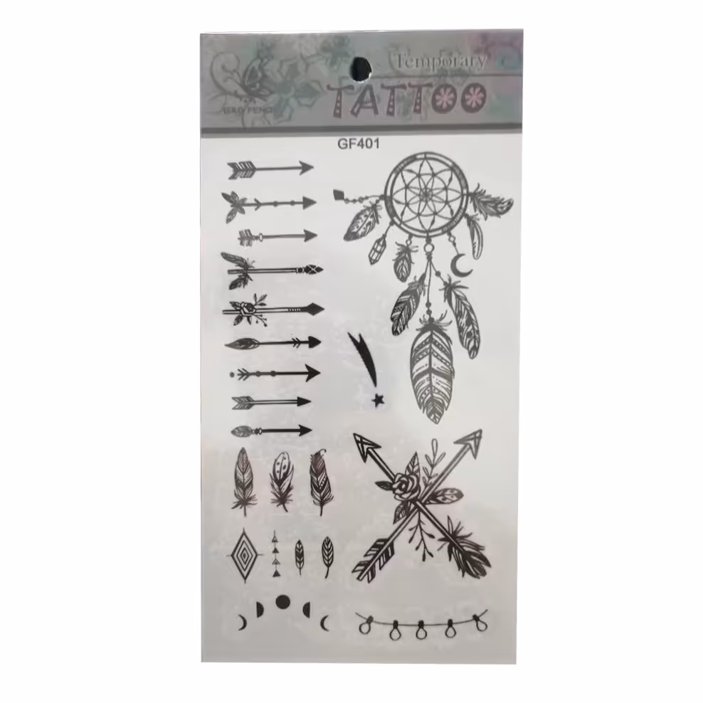 تتو موقت درطرح دریم کچر سایز 17 در 10 بسته تکی