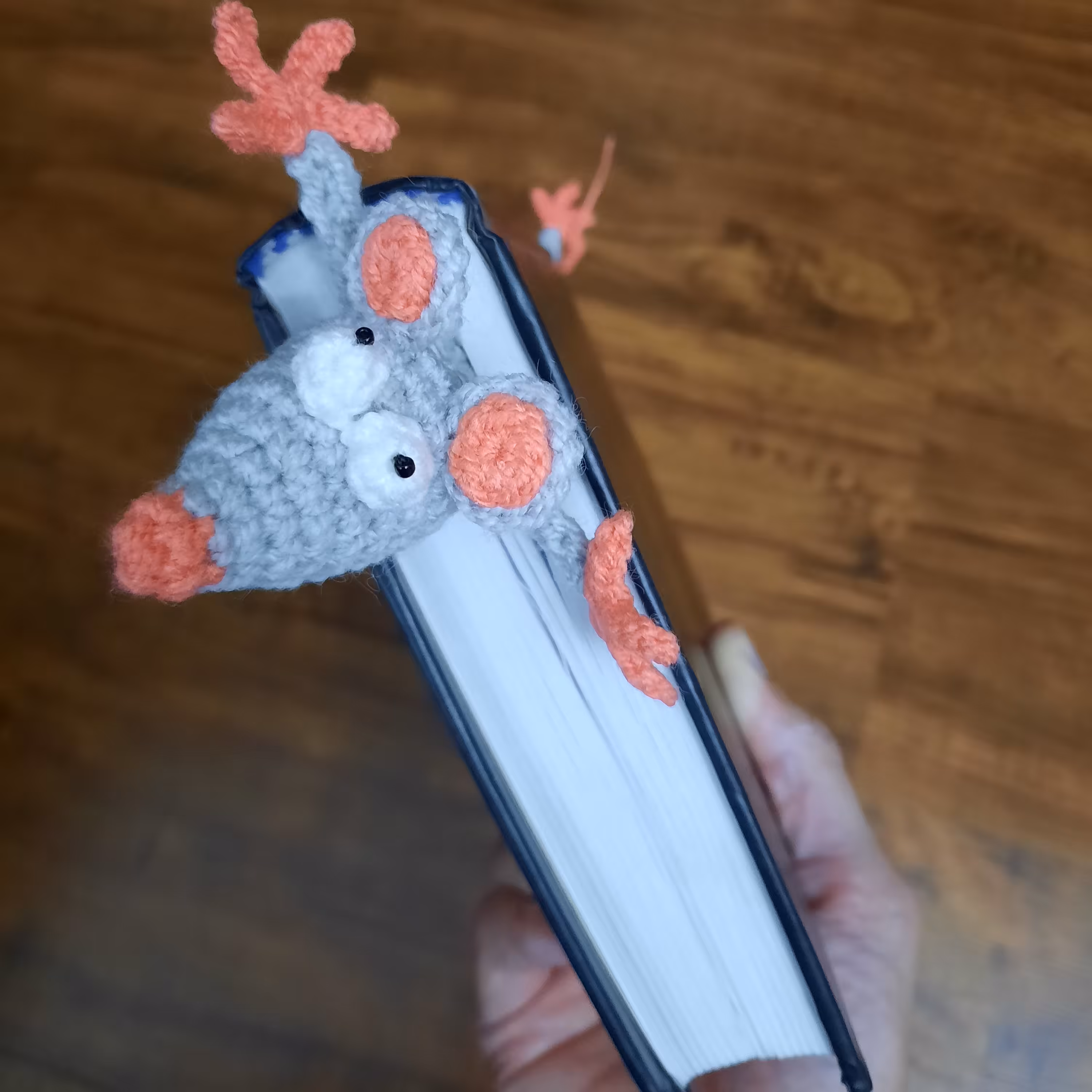 نشانه گذار کتاب، قلاببافی،  مدل موش