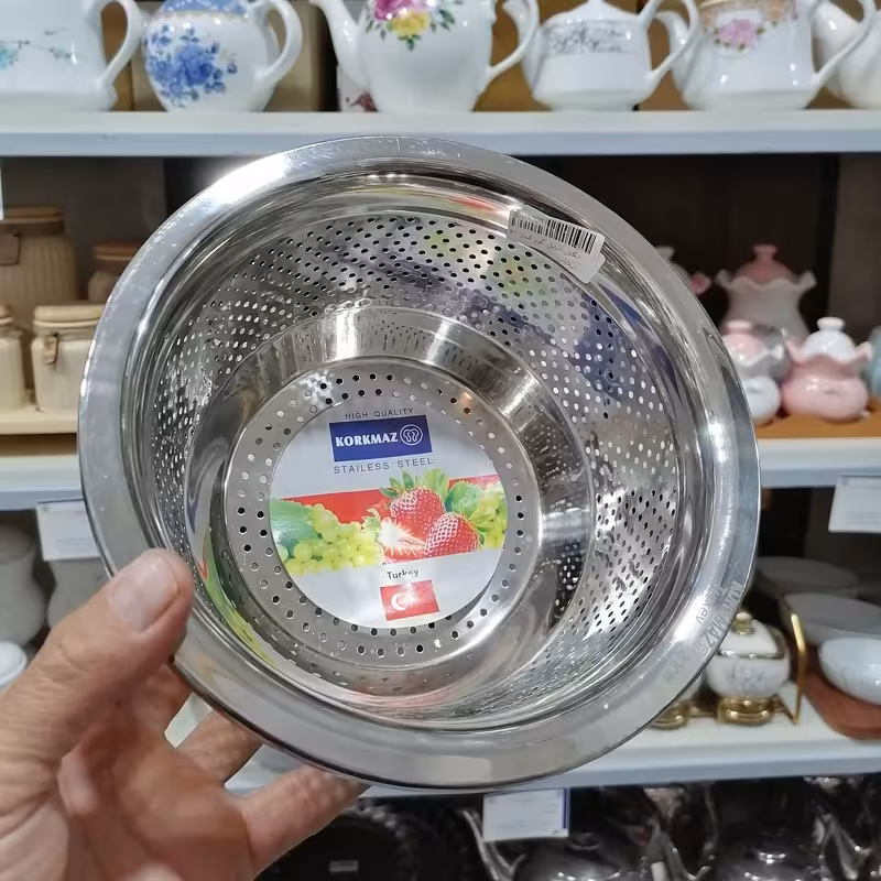 آبکش استیل کرکماز سایز 20