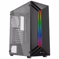 کیس کامپیوتر گیمینگ لاجی کی مدل C260B RGB | آرکا 90
