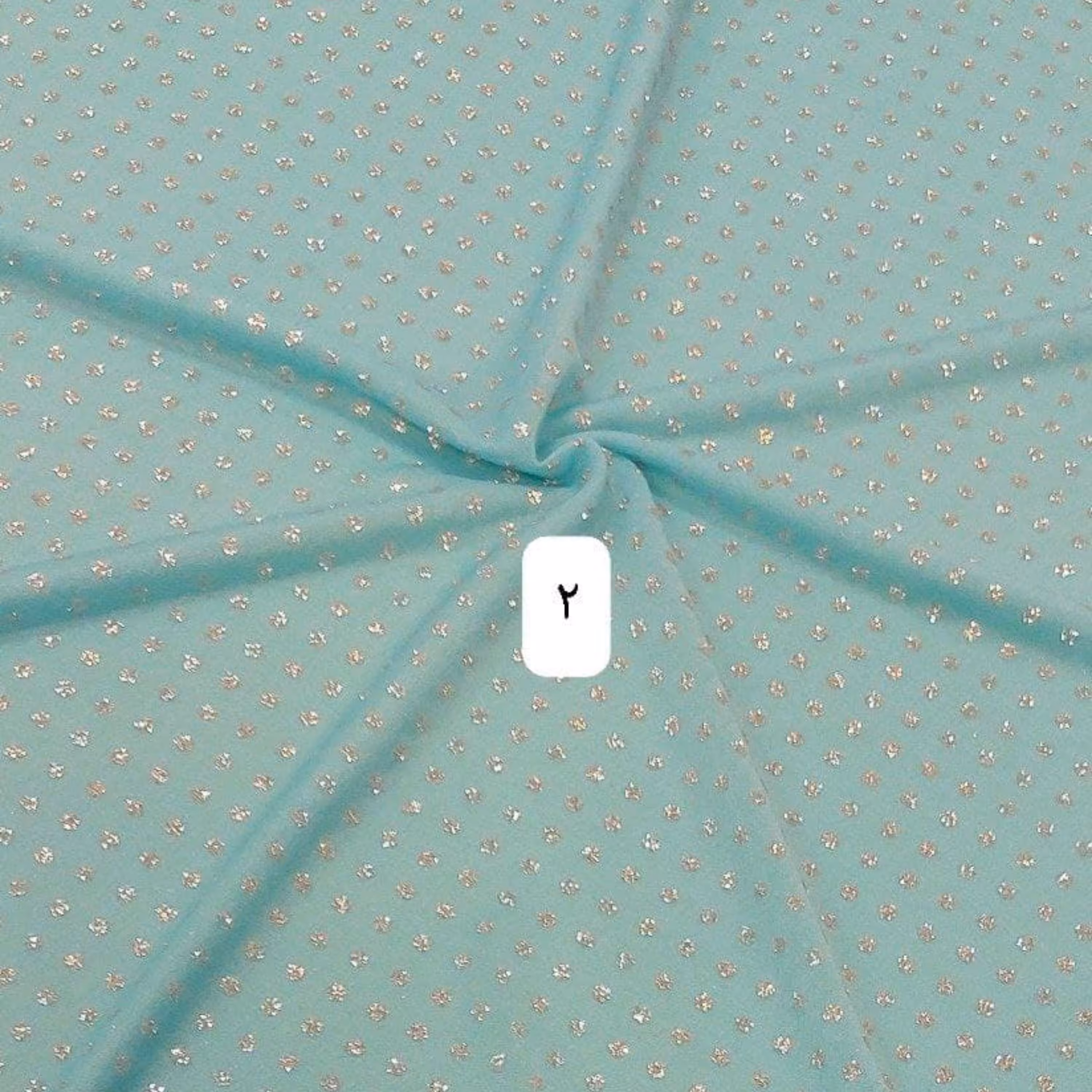 پارچه حریر توپ توپی اکلیلی کشی عرض 150cm (لخت و ریزش دار بسیار خوش حالت) (2)