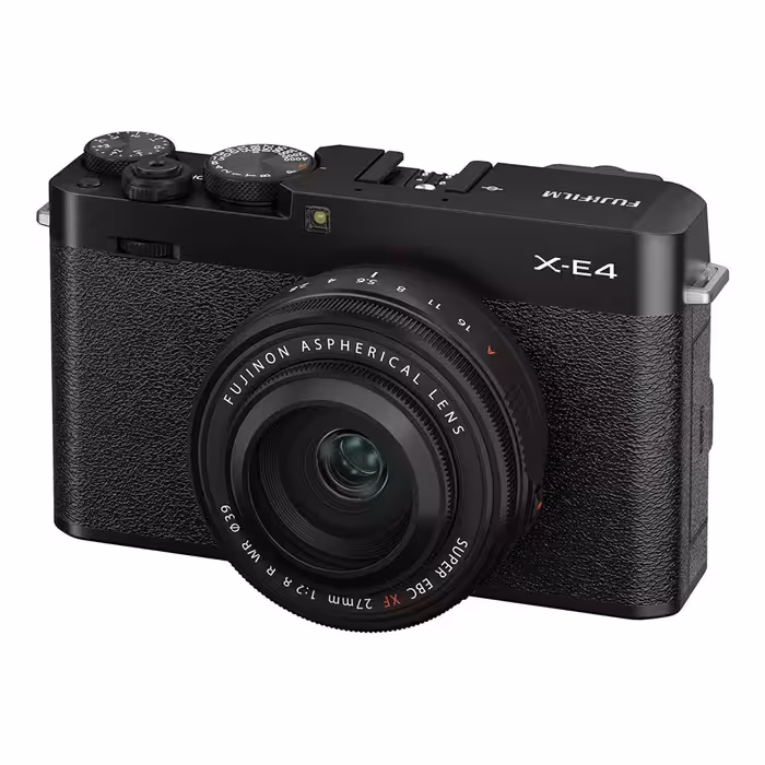 دوربین عکاسی فوجی فیلم FUJIFILM X-E4 Mirrorless Camera with 27mm Lens (Black)