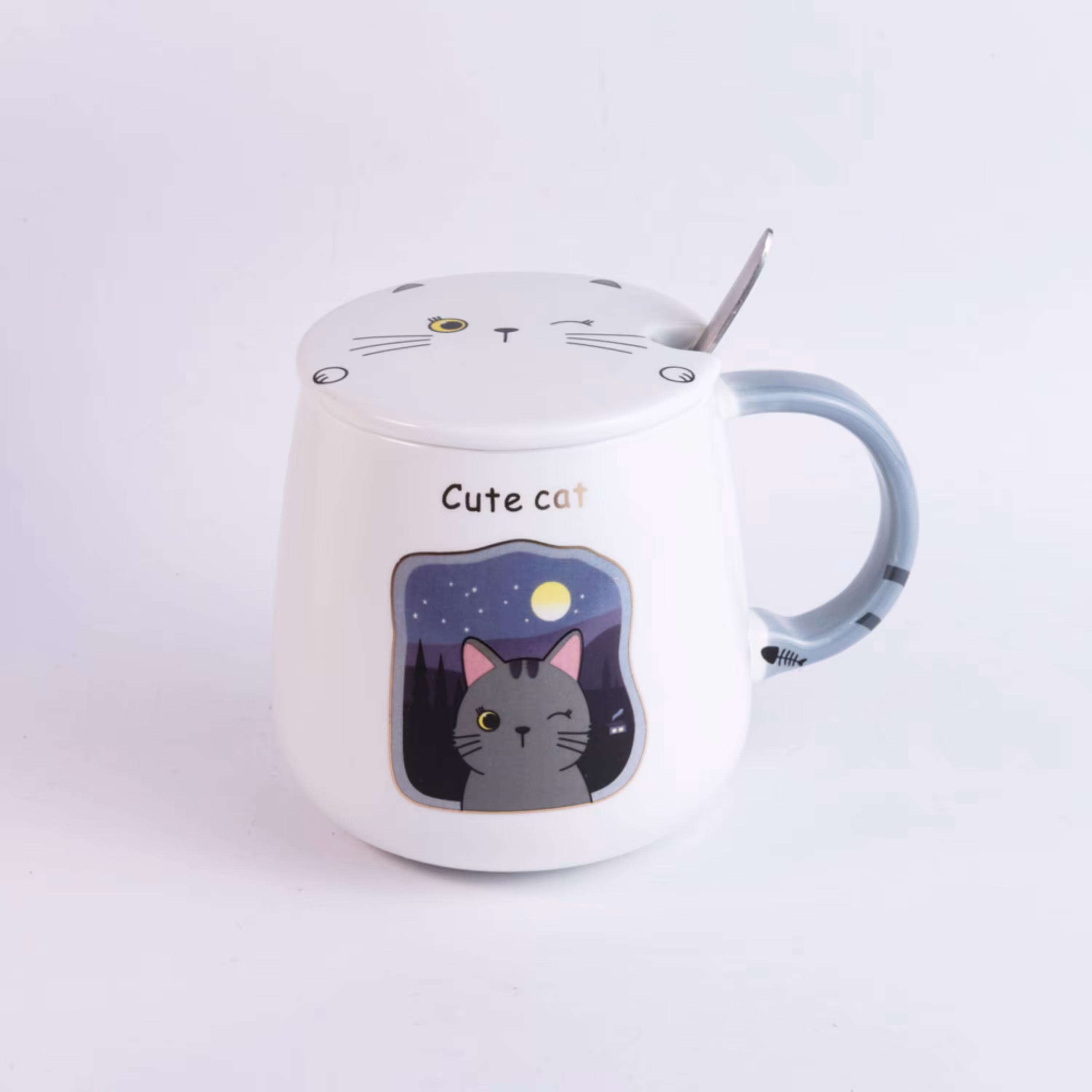 ماگ سرامیکی 47743 طرح گربه A